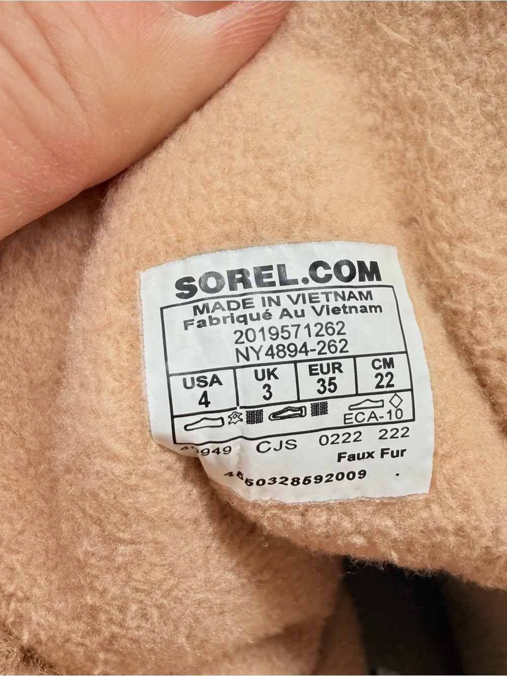 Sorel Youth Explorer Cozy Snow Boot Kids Size 4 Waterproof Insulated Cream Beige
